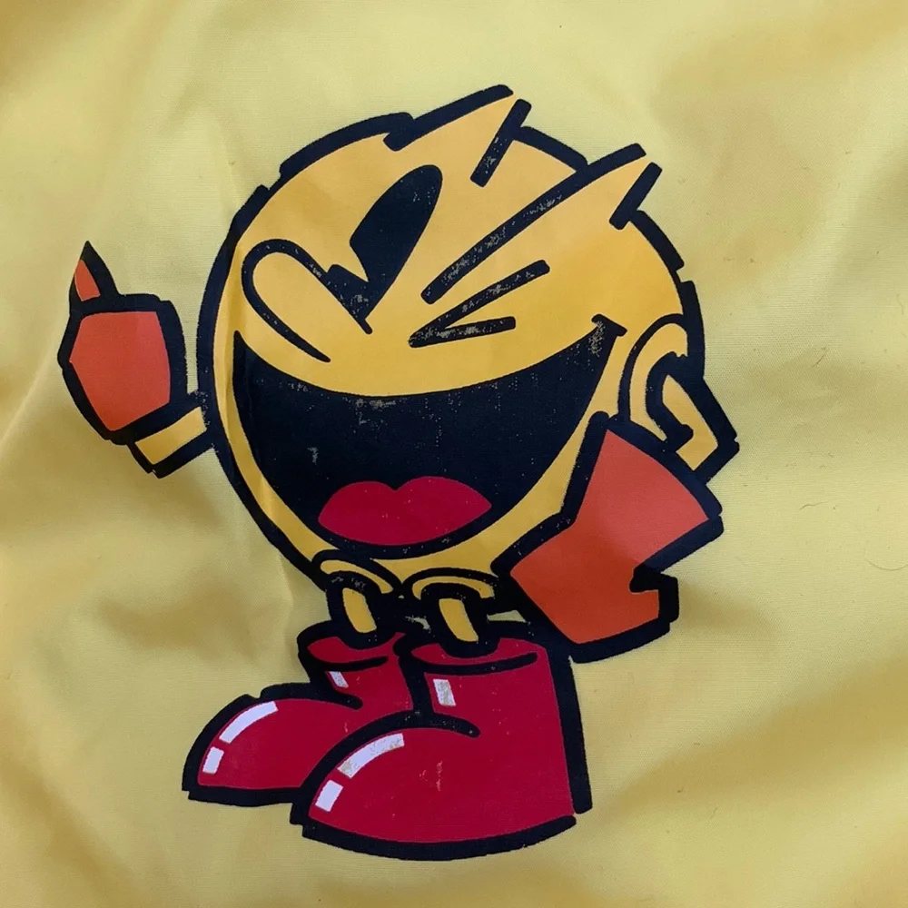 SOLD - Pac-Man windbreaker unisex size large - Picture 2 of 8